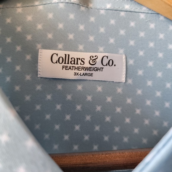 Collars & Co Polo Shirt Mens Size 3XL Featherweight Flex Seabreak Costal NEW NWT - Picture 2 of 10